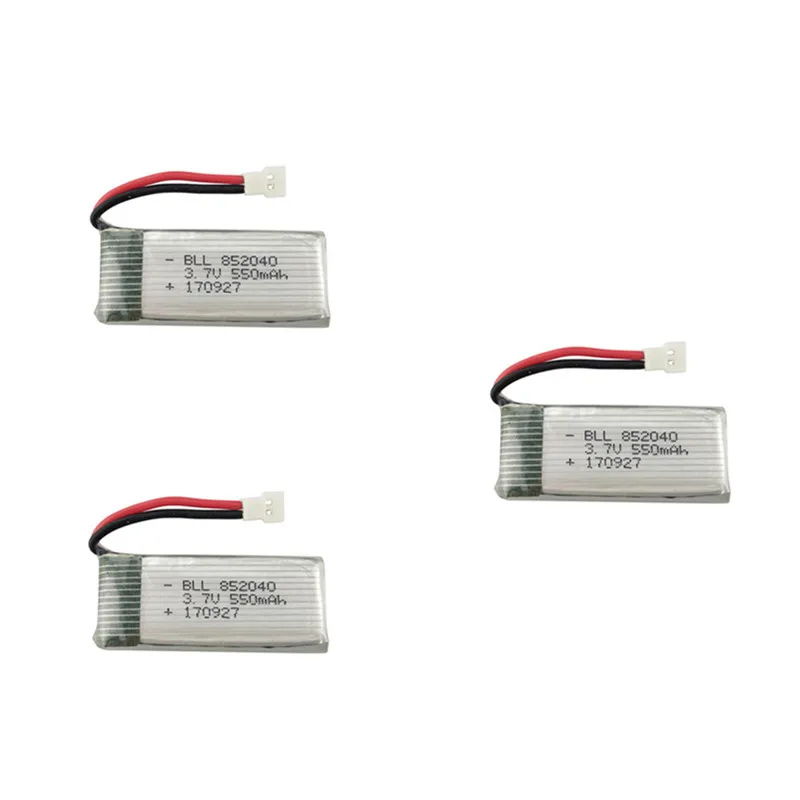 

JXD 523 523W folding Four-axis Aircraft Accessories Remote Control UAV battery For 3PCS 3.7V 550mah lithium Battery