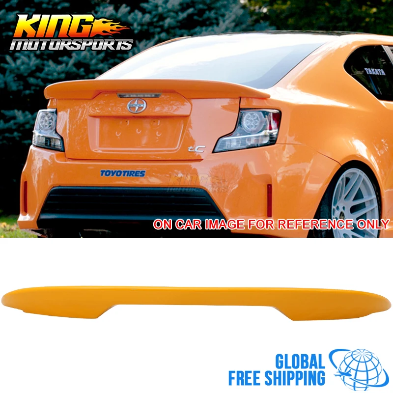 

Fits 11-16 Scion tC OE Factory Style ABS Trunk Spoiler Wing Painted Sun Fusion #5A3 Global Free Shipping Worldwide