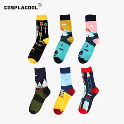 [COSPLACOOL] Harajuku 2019 новые продукты мультфильм модные повседневные мужские носки весна лето стиль удобные креативные хлопковые носки