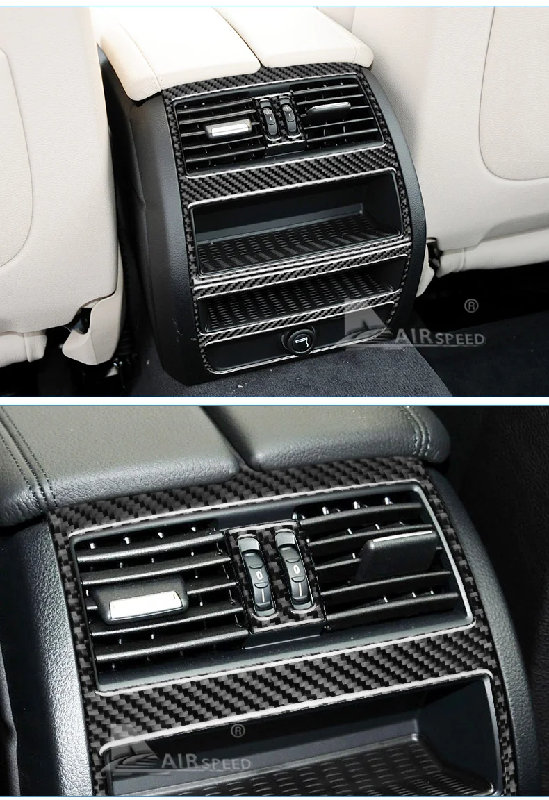 Скорости полета для BMW F10 5 серии аксессуаров из углеродного волокна заднего кондиционер выпускные отверстия декоративная рамка наклейки стайлинга автомобилей