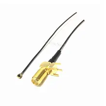 10 шт. удлинитель 50ohm RP-SMA/SMA женский правый угол PCB Крепление к Ufl IPX IPEX Соединительный пигтейльный кабель 10 см 15 см 20 см