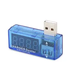 Цифровой зарядка через usb Зарядное устройство Доктор амплитудный вольтметр ток Напряжение тестер детектор мобильный Мощность Батарея