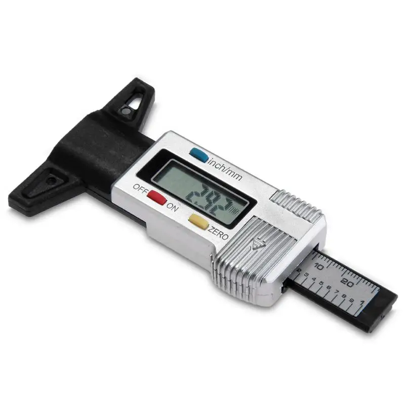 1.14 Inch LCD Digital Tyre Gauge Tread Depth Deep Gauge for Brake Shoe Pad Wear Car Van ... 1.14 Inch LCD Digital Tyre Gauge Tread Depth Deep Gauge for Brake Shoe Pad Wear Car Van ...