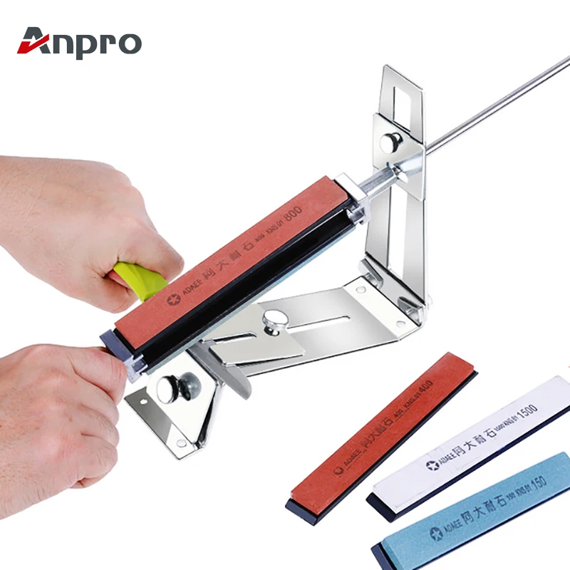 

Anpro Professional Knife Sharpener All Iron Steel Sharpening Machine Kitchen Knife Scissors Grinding Knife Sharpening Grinding