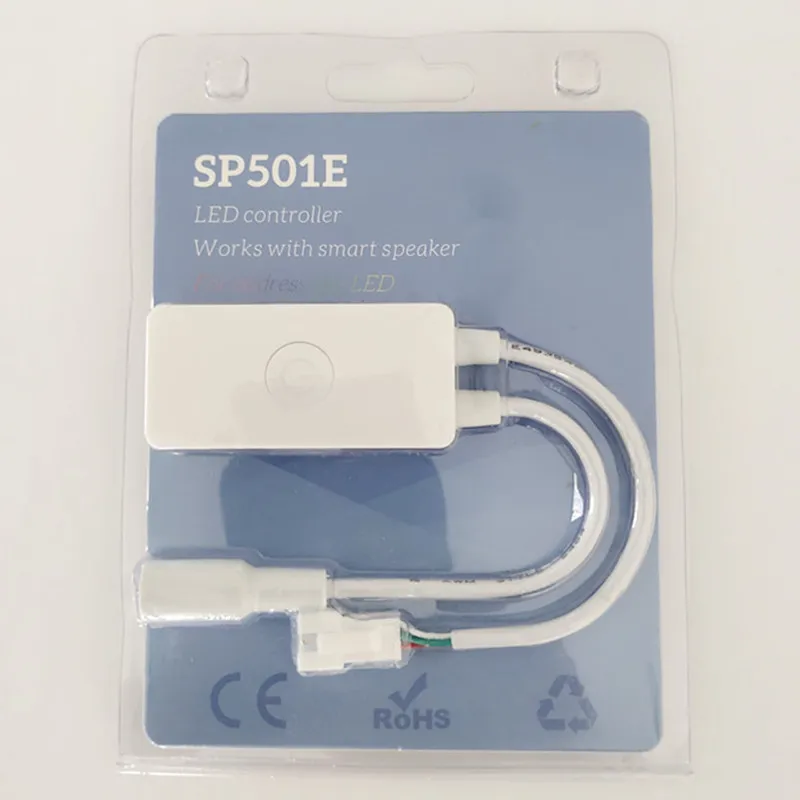 

New WIFI LED Controller SP501E Works with Amazon Alexa for Addressable IC strip WS2812B SK6812 WS2811 DC5-24V control 900pixels