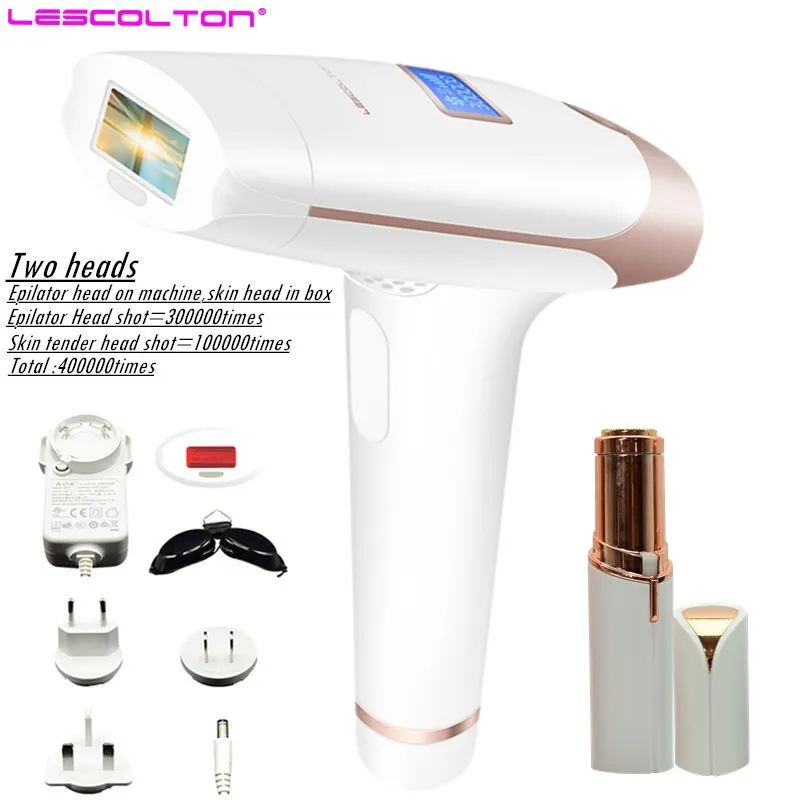 Лазерный эпилятор мини электрический прибор для удаления волос на лице IPL лазерная машина для удаления волос с ЖК-дисплеем Depilador a Laser