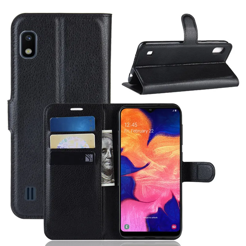 

Case For Samsung Galaxy A20 A30 A10 A20E A50 Flip Cover PU Leather Wallet Card Holder Phone Cover For Galaxy A70 A40 Case Black