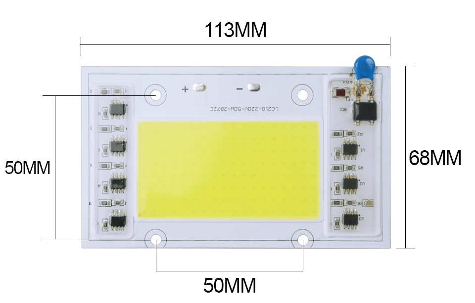 Smart IC LED Matrix  220V High Power COB LED Chip Lamp  (4)