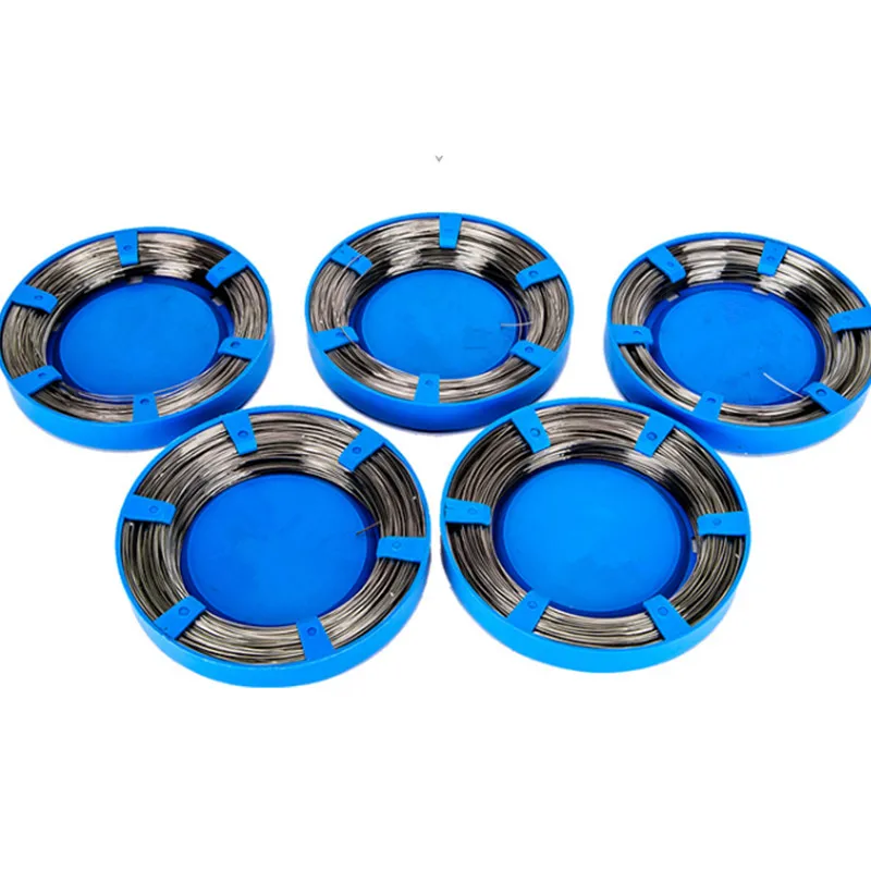 

5 Pcs dental material Dental Stainless Steel Wire0.7mm0.8mm0.9mm1.0mm1.2mm 5 sizes for choose