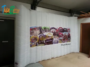 

portable photo booth background inflatable wall 1.8 by 2.5 meters