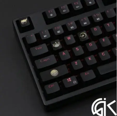 4 шт./компл. keysets подсветка OW ключ Шапки из АБС-пластика с гравировкой клавиши блеск-через для патруля gamer механическая клавиатура ANSI черный - Цвет: ZARYA