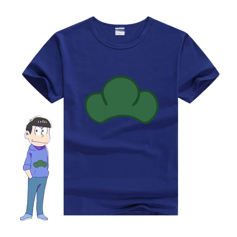 Cosworld Anime Osomatsu-san Cosplay Costumes Top Jyushimatsu Ichimatsu Karamatsu Todomatsu Choromatsu Shortsleeve T-Shirt (6)