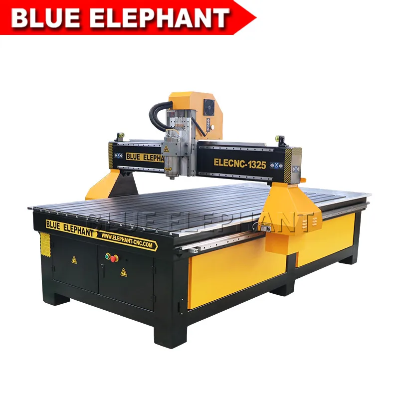 

3 axis soft metal engraving cnc router 1325 High Efficiency woodworking machine with New Type Heavy Duty Body