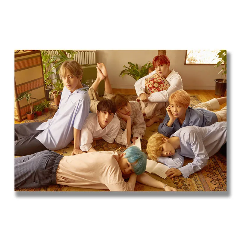 

Kpop BTS Music Silk Poster Bangtan Boys Wall Art Print Painting 12x18 13x20 inch Decoration Pictures Wallpaper Bedroom Decor 007