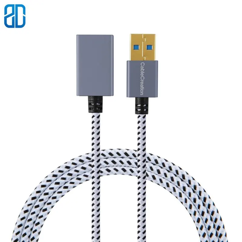 

USB 3.0 Extension Cable, USB Male to Female Extender Cord, Compatible Oculus VR, Playstation, Xbox, Keyboard, Printer, Scanner