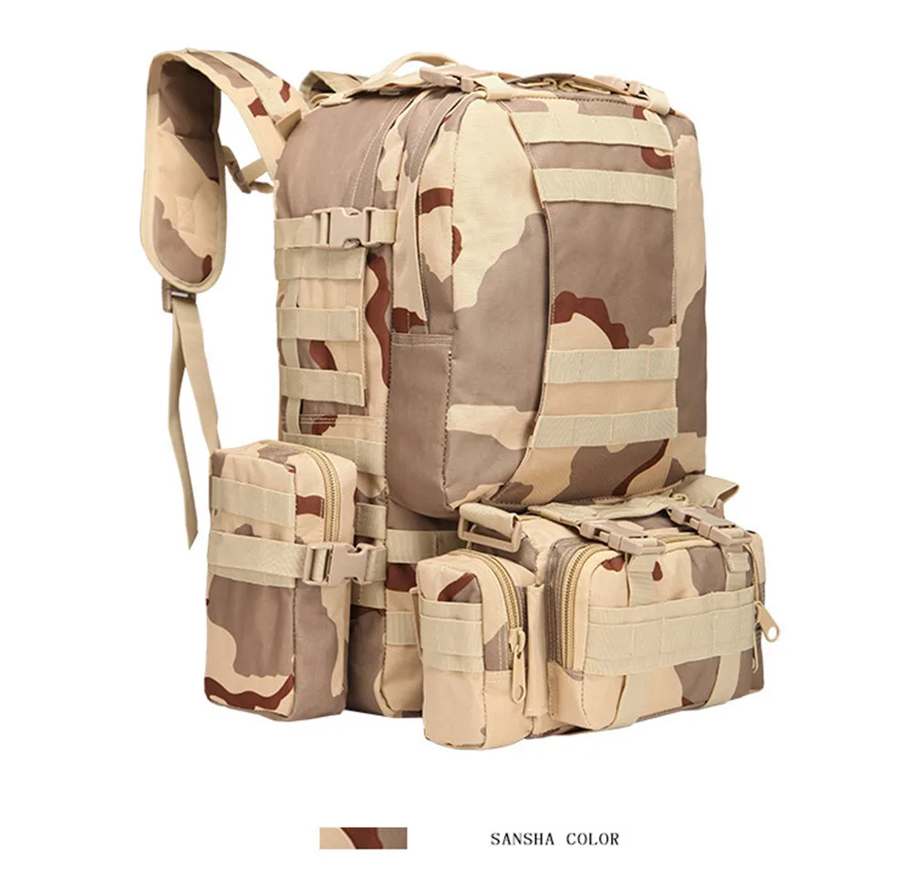Atualizada do Montanhismo Fãs de Terceirização de Multi-funcional Versão Exército Pacote Caminhadas Combinação Mochila Grande-capacidade 28 Versão atualizada do montanhismo exército pacote fãs