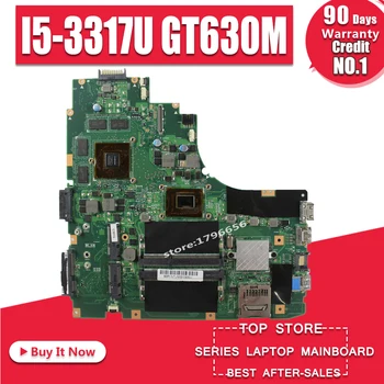 

K46CM Laptop motherboard i5-3317u GT630M For Asus A46CB K46CM K46CB K46C K46CB Test mainboard K46CM motherboard test 100% ok