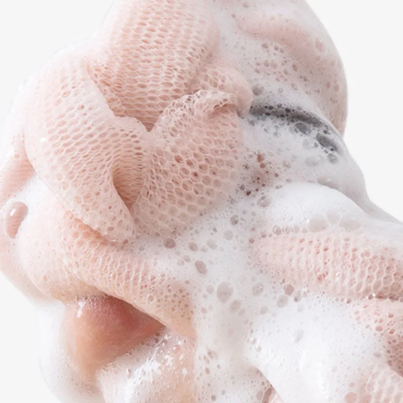 Bathroom Back Scrubber Washcloth Mesh Shower Bombs Loofahs Body Scrub Anti-Cellulite Sponges Brush Bath Body Massage Brush