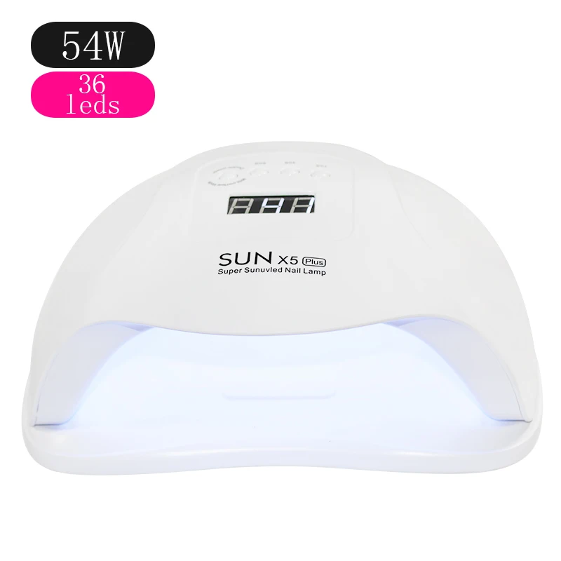 

LNWPYH 84W/54W UV LED Lamp Nails Dryer Manicure Gel Nail Lamp Drying Lamp Gel Varnish 10/30/60/90s Timer Smart touch button