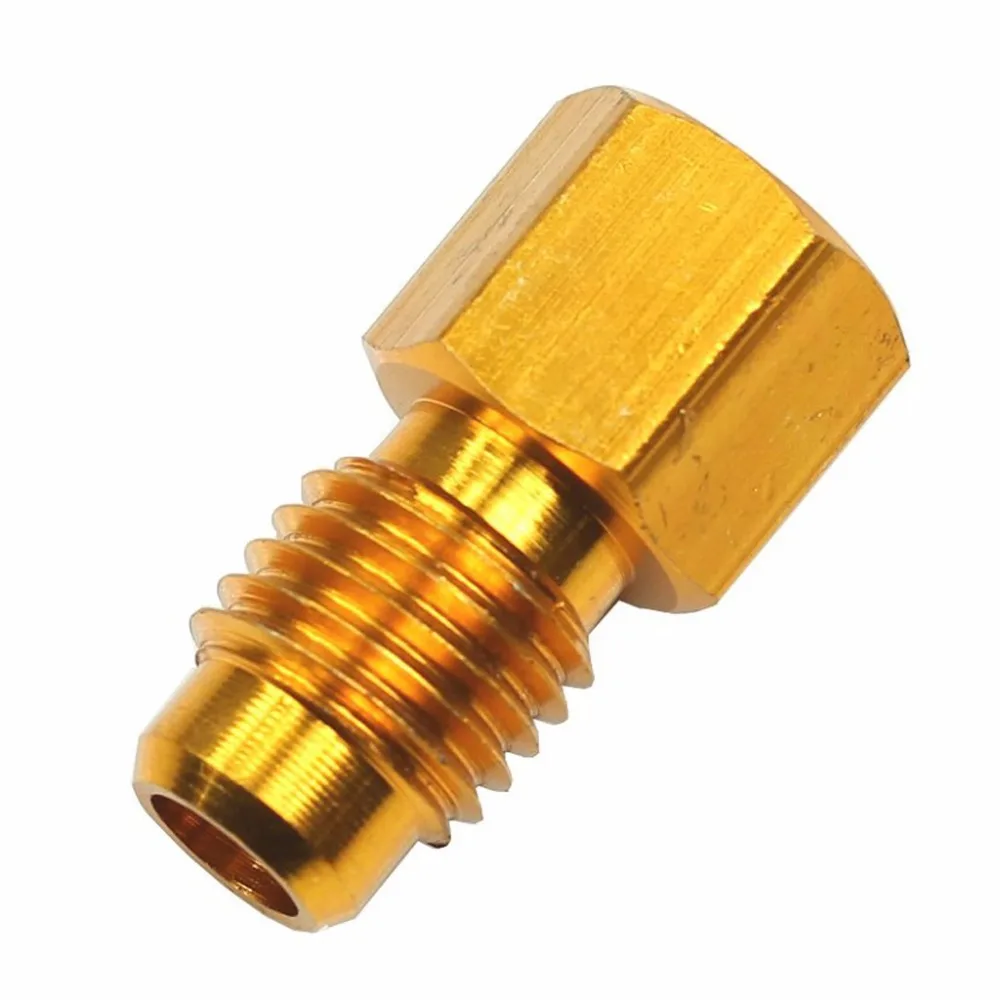 1 шт. R134A адаптеры бак хладагента/вакуумный насос 1/2 &quotACME Male 1/4&quot Woman высокое