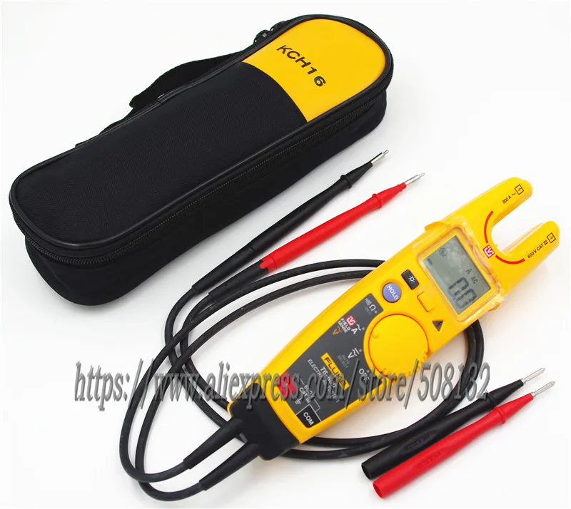 

FLUKE T6-600 Clamp Continuity Current Electrical Tester !!Brand New!!+ KCH16 soft case+ Fluke test probe TP1
