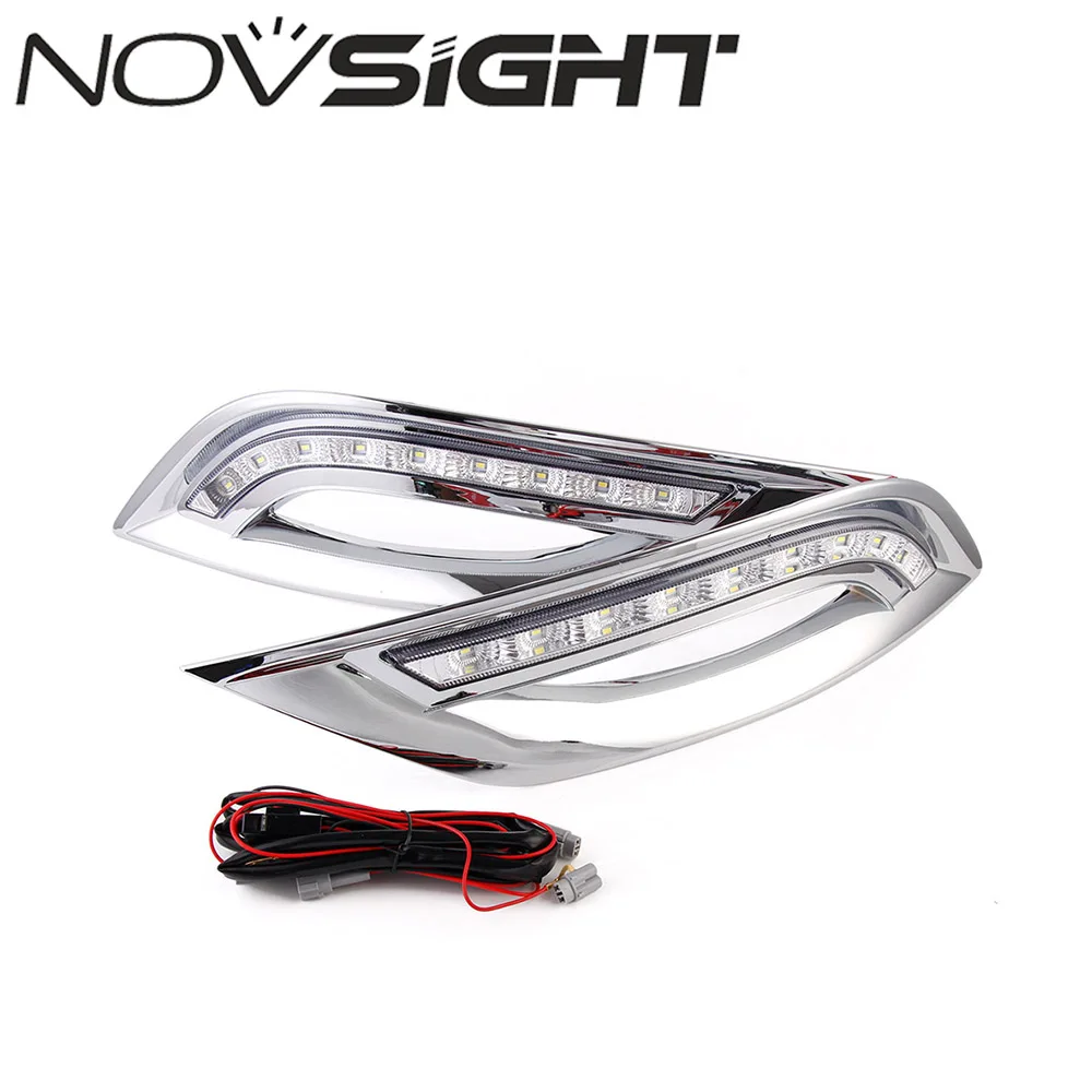 

NOVSIGHT Auto Car LED DRL Daytime Running Light DRL Driving Lamp For Hyundai Sonata 8 11-13 2pcs/set Daylights D20