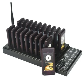 

1 set with 20 buzzers China Supply Economic Cheap Wireless Guest Paging Buzzer System