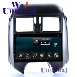 Wanusual 9 дюймов 4 ядра 32 г 2 г Оперативная память Android 6.0 GPS навигации для Nissan Sunny 2011 2012 2013 с GPS BT WI-FI 1024*600 Карты