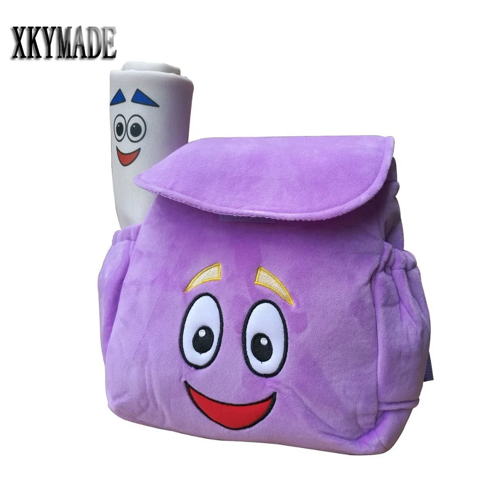 

Purple Dora Explorer Backpack Rescue Bag with Map,Pre-Kindergarten Toys Kid Gift Child Gift