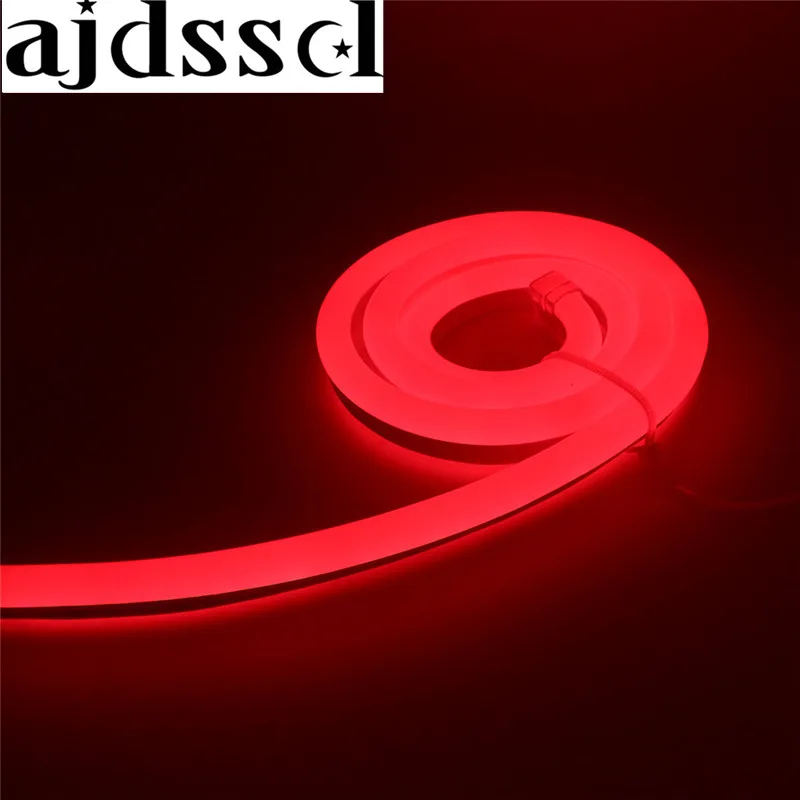 Светодиодная неоновая RGB лента AC220VSMD5050 80led/M сказочное освещение IP67