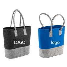 Custom logo shopping bags felt bags high quality handle bags