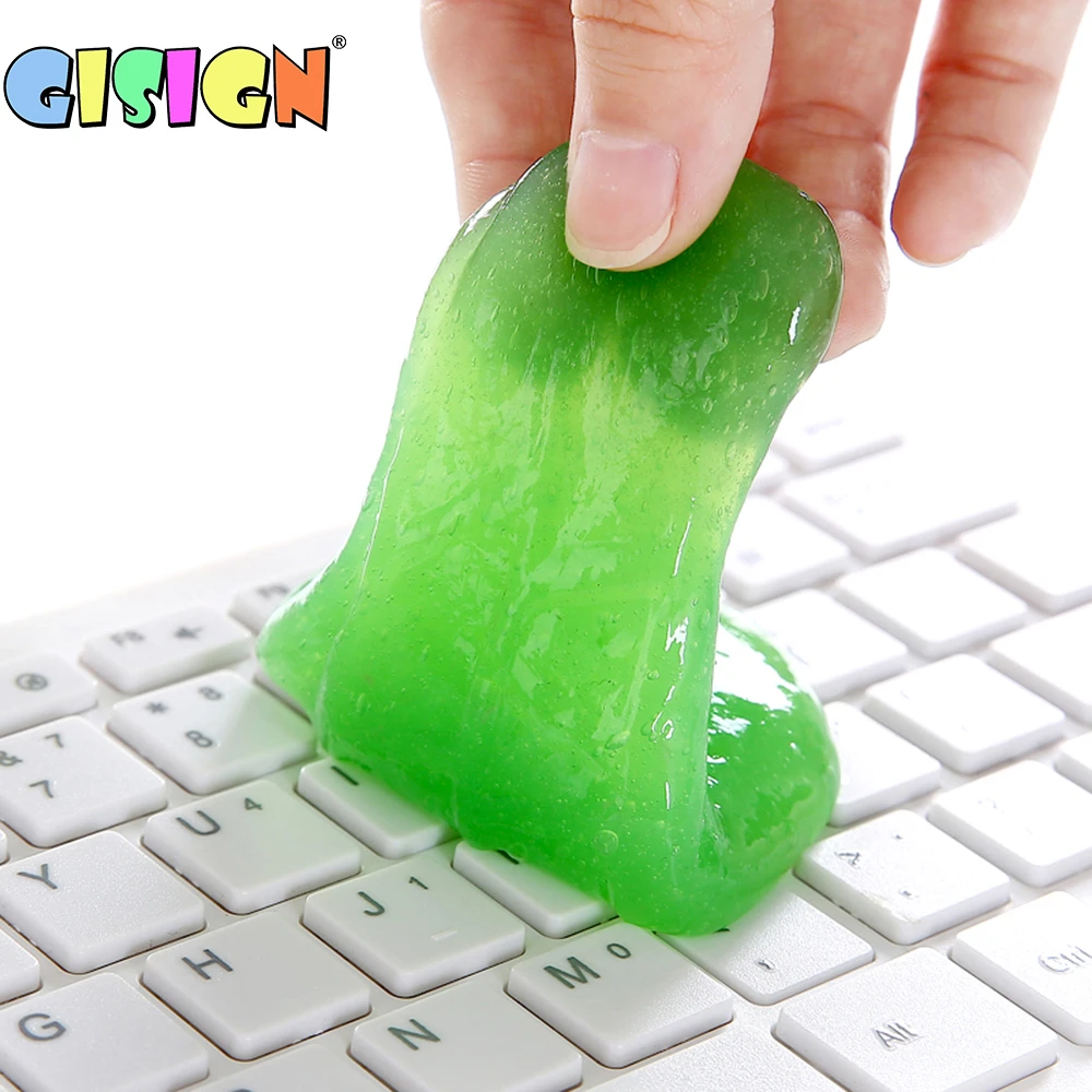 Box Slime Glue Keyboard Clean Lizun Magic Gel Super Dust Clay Mud