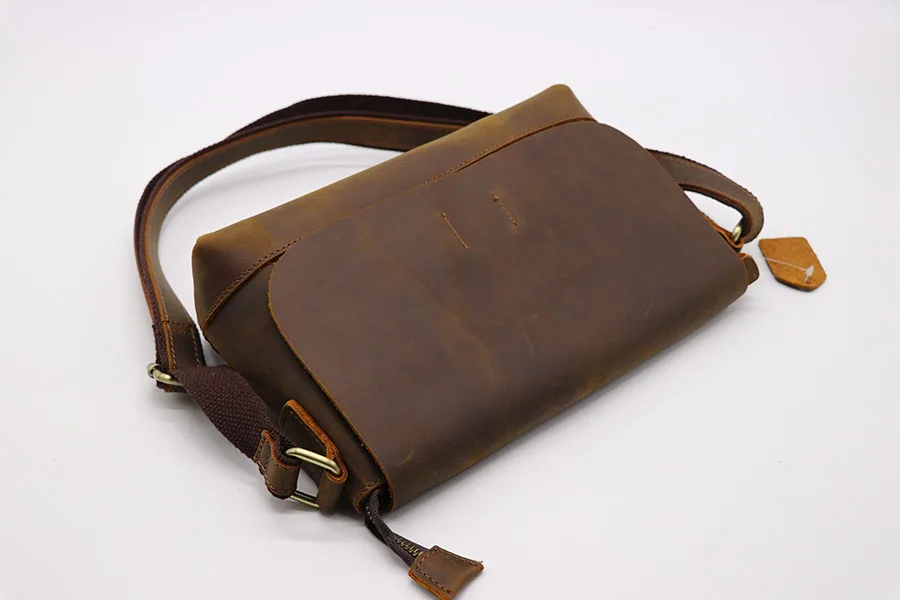 Woosir Cross Body Leather Bag Brown