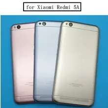 Для Xiaomi Redmi 5A батарея задняя крышка задняя дверь корпус+ боковой ключ+ камера Стекло Объектив Замена Ремонт Запасные части