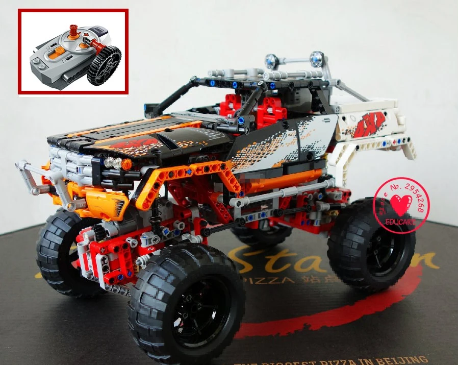 

New RC car Remote control 4X4 Crawler Vehicle motor power fuction fit legoings technic building blocks bricks toys gift kid