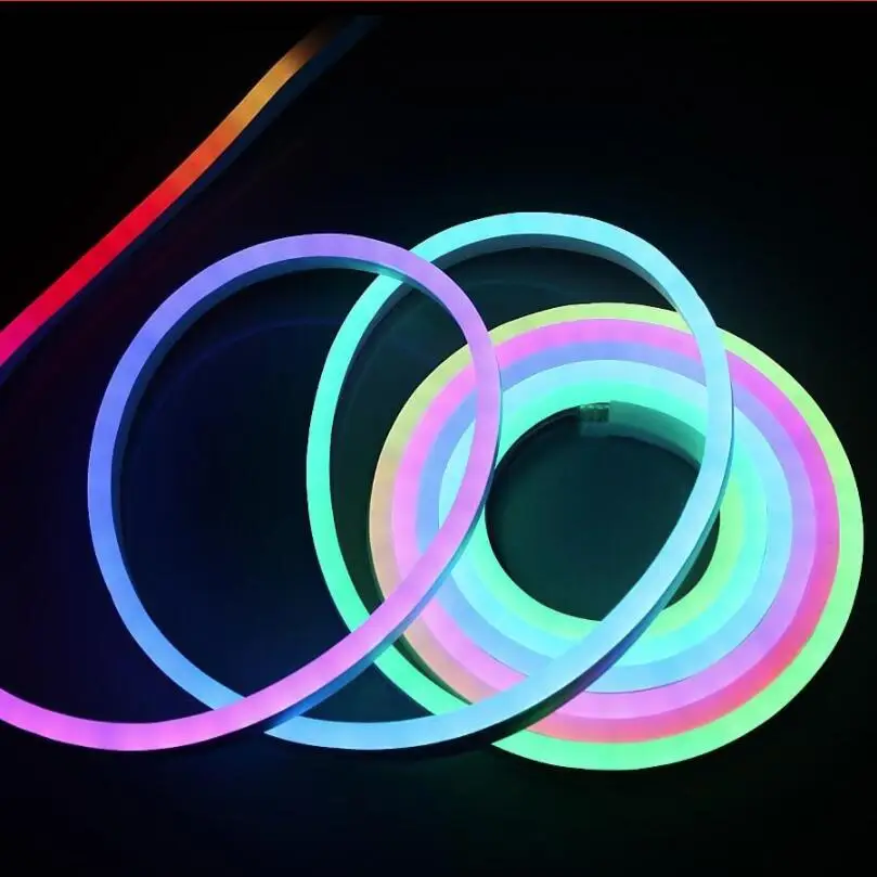 Уличная и внутренняя RGB WS2811 IC LED Полноцветная Гибкая светодиодная Неоновая