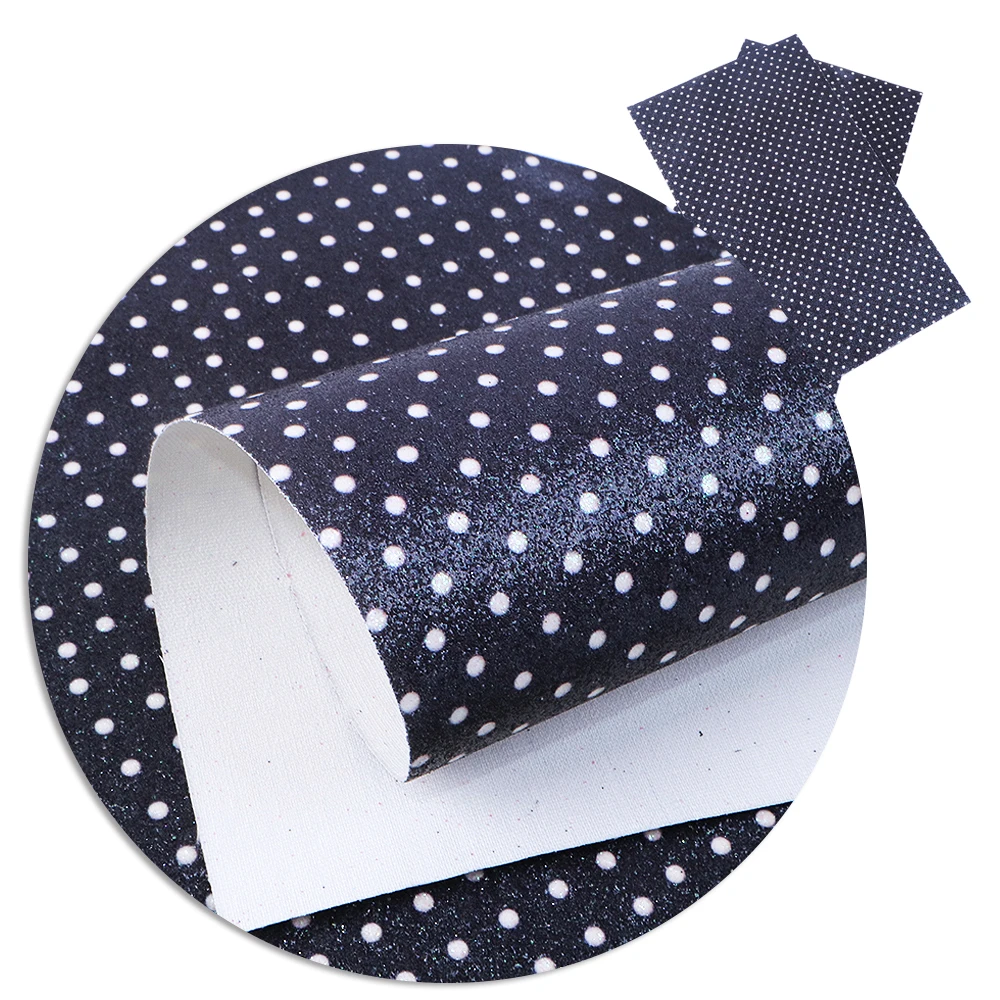David accessories 50*70 см блестящие dot искусственной искусственная кожа бант для волос для художественного оформления ногтей, ручная работа ремесел 1 шт, 1Yc7161