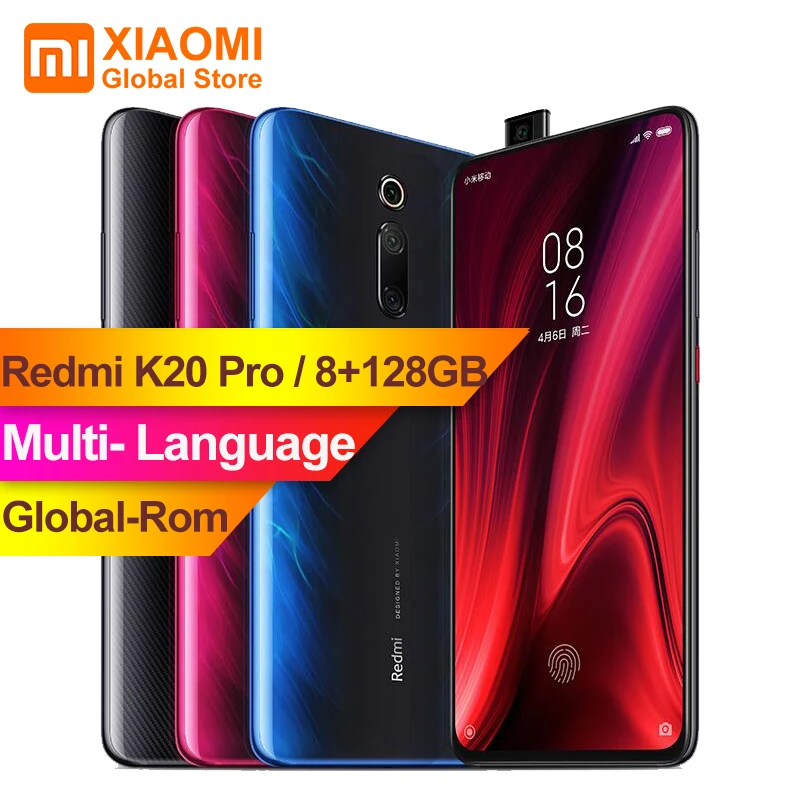 Предпродажа; Xiaomi Redmi K20 Pro 8 ГБ 128 полный Экран 48 миллионов супер широкоугольный объектив мобильного телефона во всплывающем Фронтальная