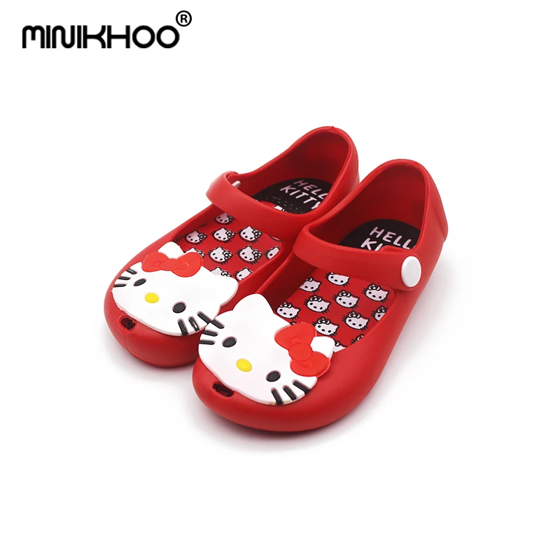 Mini Melissa Hello Kitty Jelly Shoes Sandals Boots Waterproof Shoes