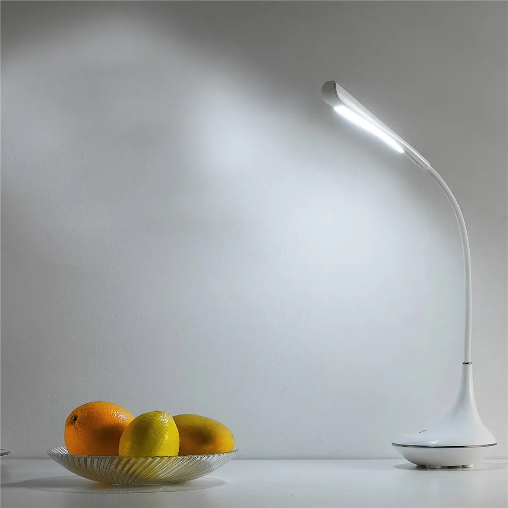 

LED Desk Table Lamp with Bluetooth Speaker Adjustable Rechargeable Reading Touch Dimmer Lamp for Office Home Luminaria De Mesa