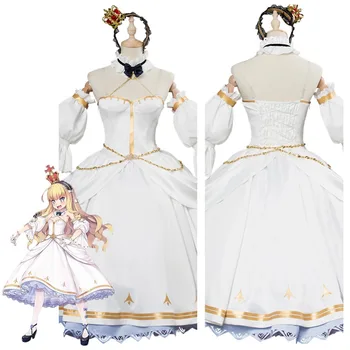 

Azur Lane Cosplay No.130 HMS Queen Elizabeth Cosplay Costume Uniform Outfit White Dress Halloween Carnival Costumes Custom Made