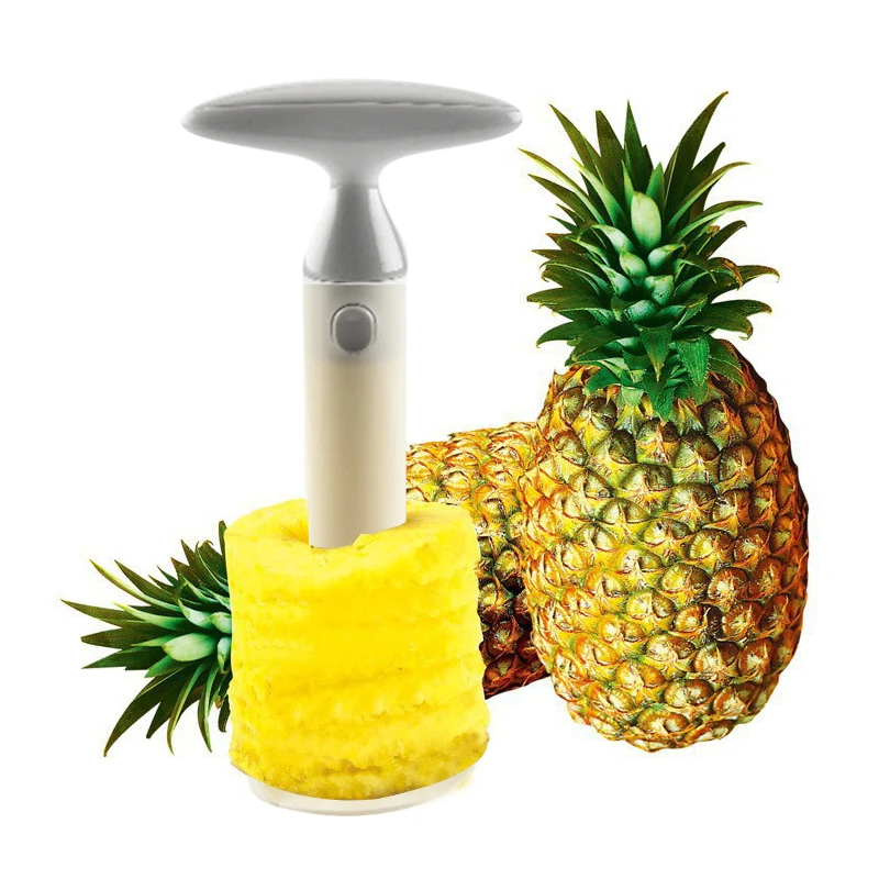 

Easy To Use Pineapple Cutter Kitchen Tools Accessories Plastic Pineapple Corer Cutter Peeler Utensil Fruit Vegetable Tools