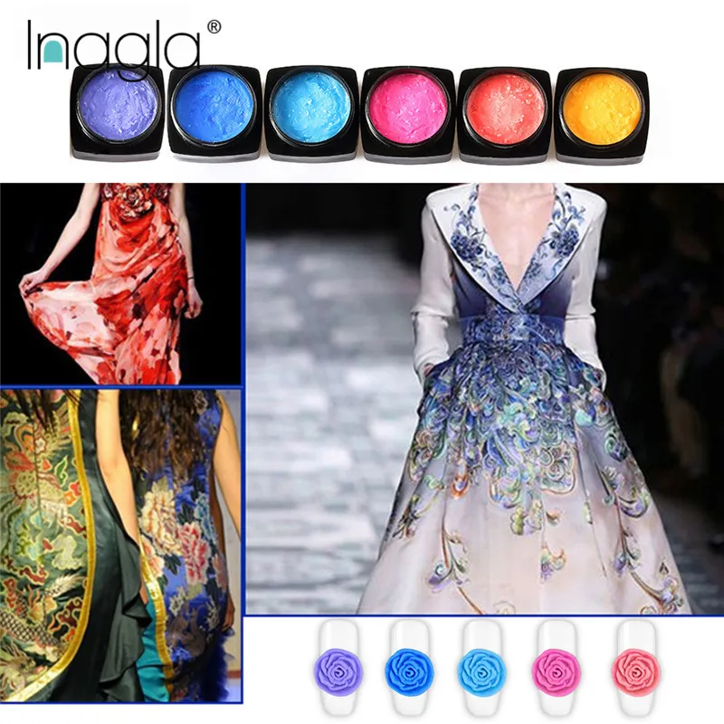 

Inagla Nail Art Design 3D UV/LED Color Gel DIY 20Colors Sculpture Nail Gel arved Patterns Gel Soak Off UV Gel Nail Art Manicure