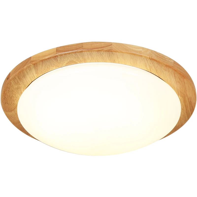 

Modern LED Wood Ceiling Light Creative Round Wood Ceiling Lamp Living Room Bedroom Aisle Corridor De Ceiling Lights Dining Room