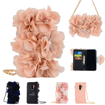 

Handbag Leather Phone Case For Samsung Note 10 Plus 10 + 9 8 5 S10 S9 S8 Plus Flip Wallet Cover For Samsung S10E S7 Edge Cases