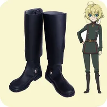 Saga of Tanya the Evil Cosplay shoes Youjo Senki Tanya von Degurechaff Anime boots Custom-made tanya michaels not quite as advertised
