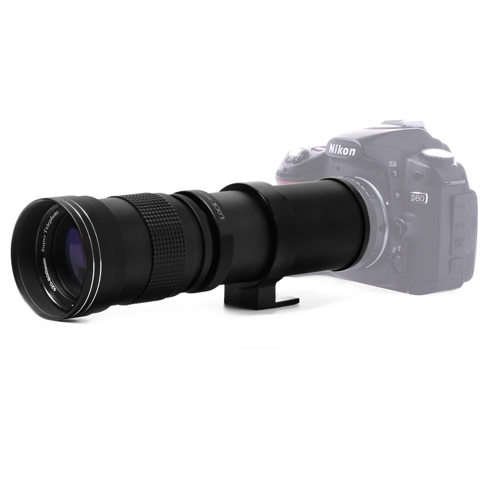420 800 MM F/8.3 16 Super Telephoto Zoom Lens for Canon Nikon Sony Pentax DSLR Camera in Camera