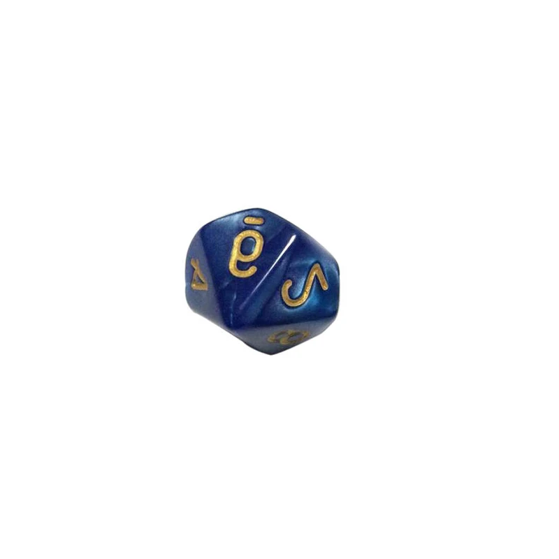 7 шт. 1 Набор 4/6/8/10/12/20/% синий многогранные кубики для DND RPG MTG Настольная игра Товары
