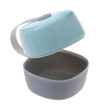 

Portable Green Baby Infant Pacifier Nipple Cradle Case Cartoon Lovely Baby Nipple Holder Box Storage Dropshipping