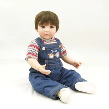 

50cm silicone reborn baby doll toy 20inch toddler boy babies doll girls brinquedos christmas gift play house toy for kids